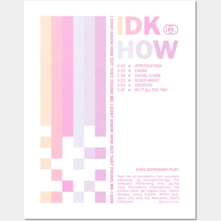 pink aesthetic iDKHOW Posters and Art